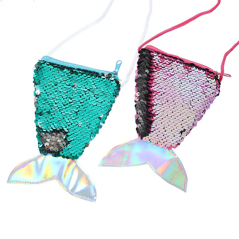Mermaid Sling Pouch with Zipper D2073