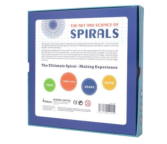 Mideer Art and Science of Spirals Template Game Tool Set MD1021A