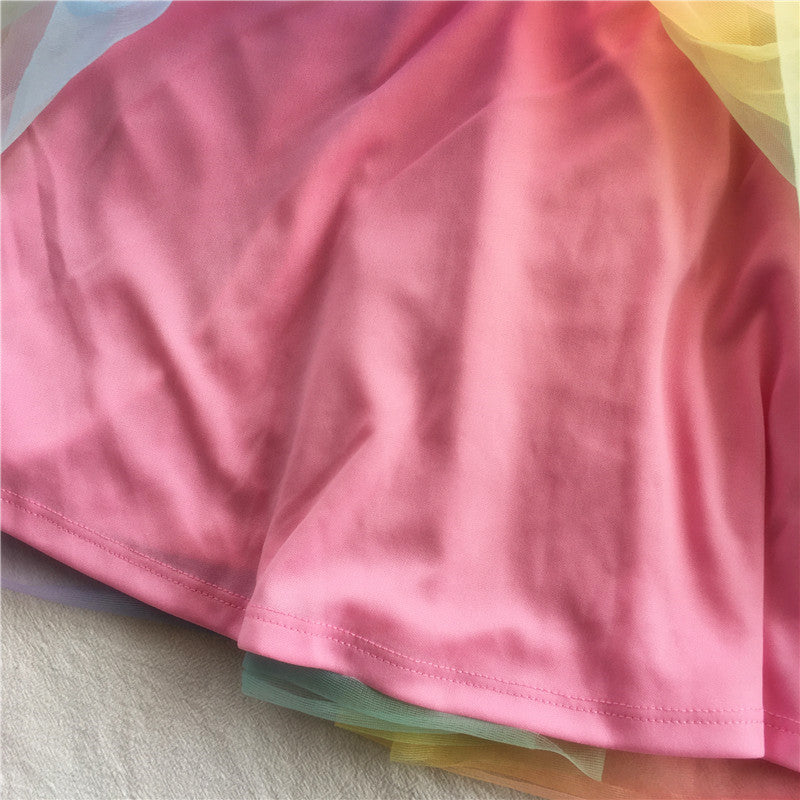 Princesses Rainbow Tulle Dress A20137G