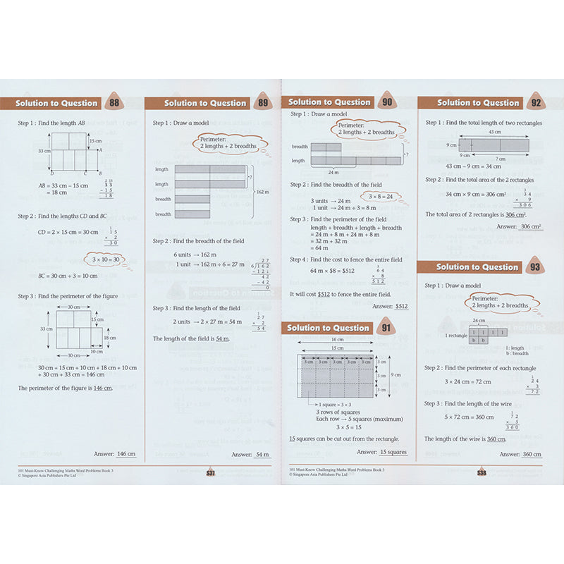 SAP101 Challenging Math Word Problems (P1 to P6) BK2110A