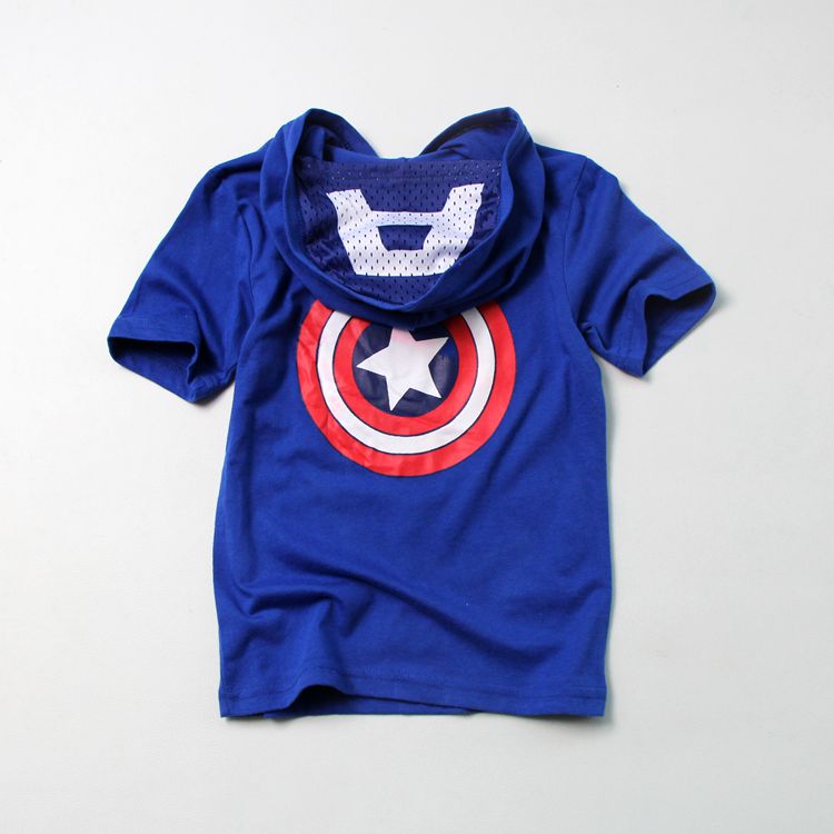 Captain America Kids Superhero Hoodie Shirt A10433L