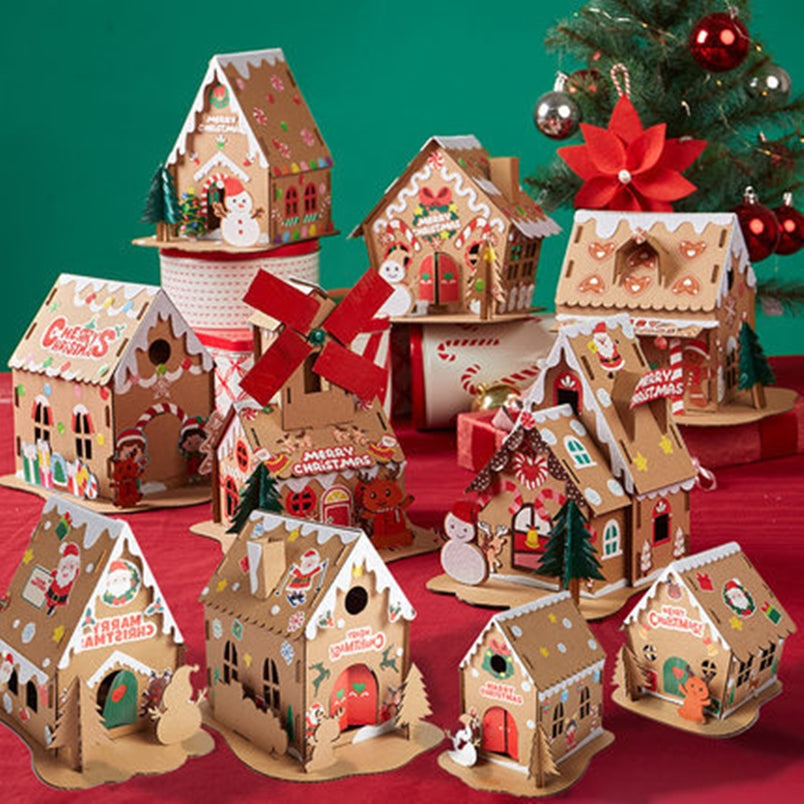 Make your own Christmas Gingerbread House DIY Kit XM1032A/ XM1032B/ XM1032C/ XM1032D