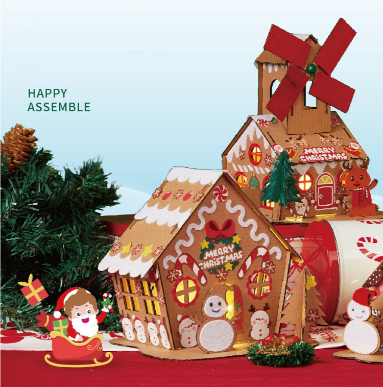 Make your own Christmas Gingerbread House DIY Kit XM1032A/ XM1032B/ XM1032C/ XM1032D
