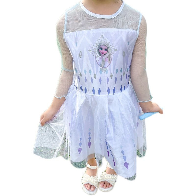 Frozen Elsa Long Sleeves Dress A20142D