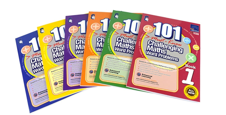 SAP101 Challenging Math Word Problems (P1 to P6) BK2110A - Pocketpig Diary