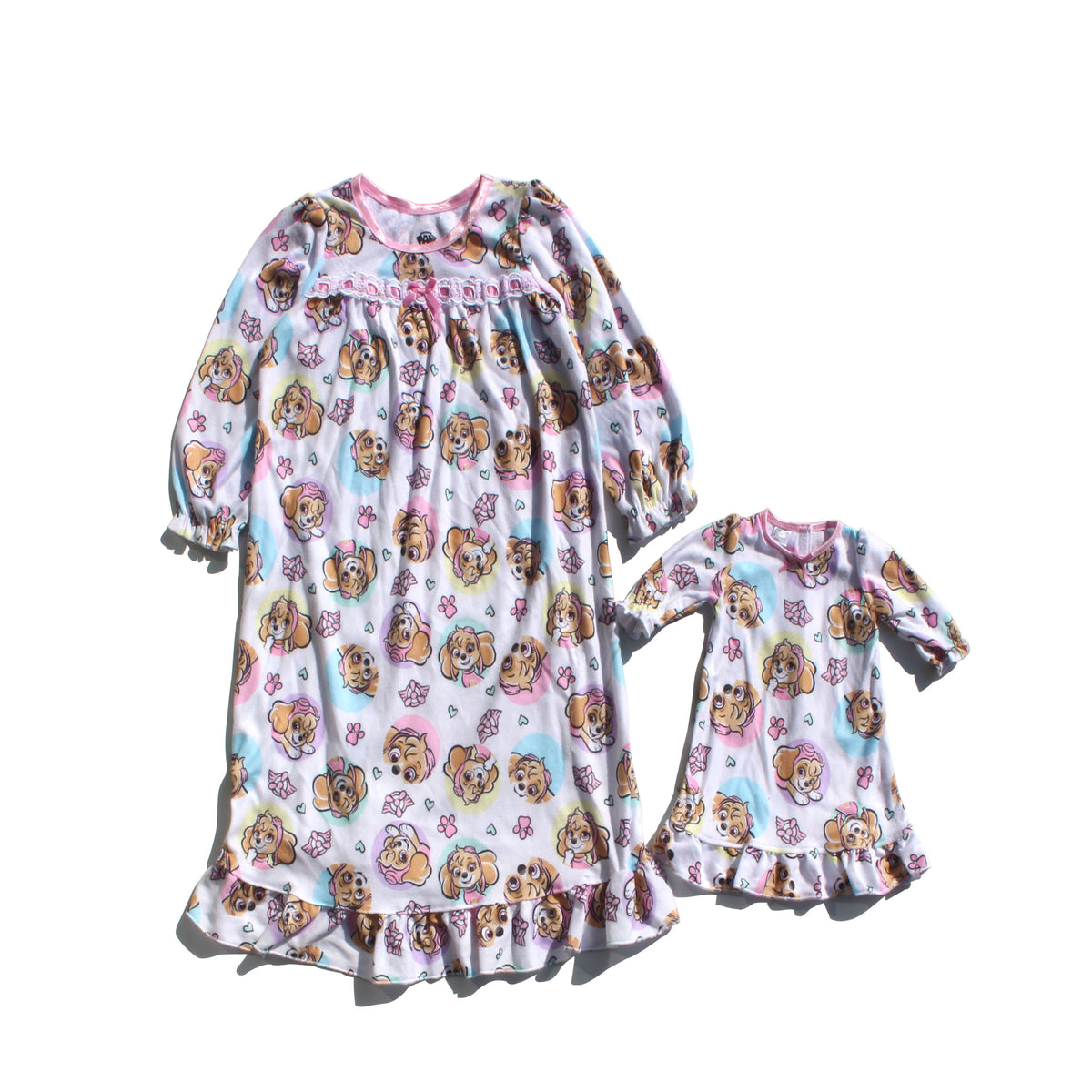Girls Sleepwear Night Gown with Doll Gown Set A40411E