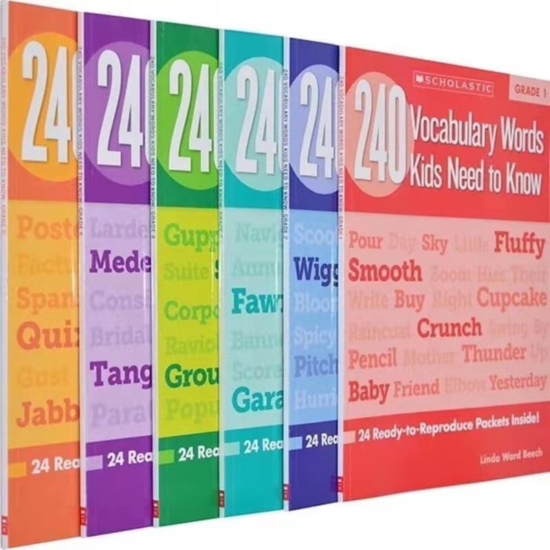 Scholastic Vocabulary Words Workbook (P1 to P6) BK2107A