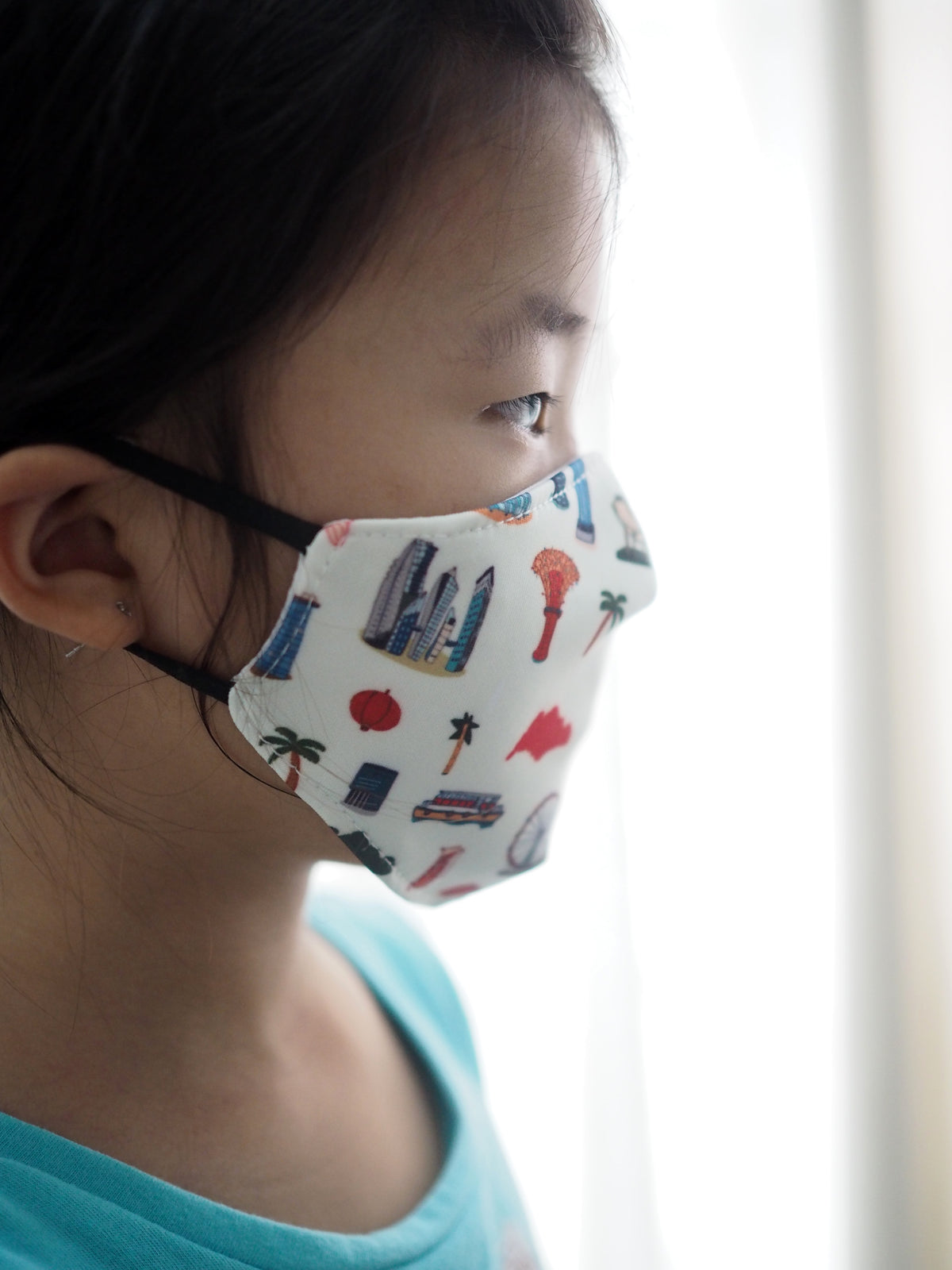 Visit SG Adult/ Child&#39;s Reusable Fabric Mask