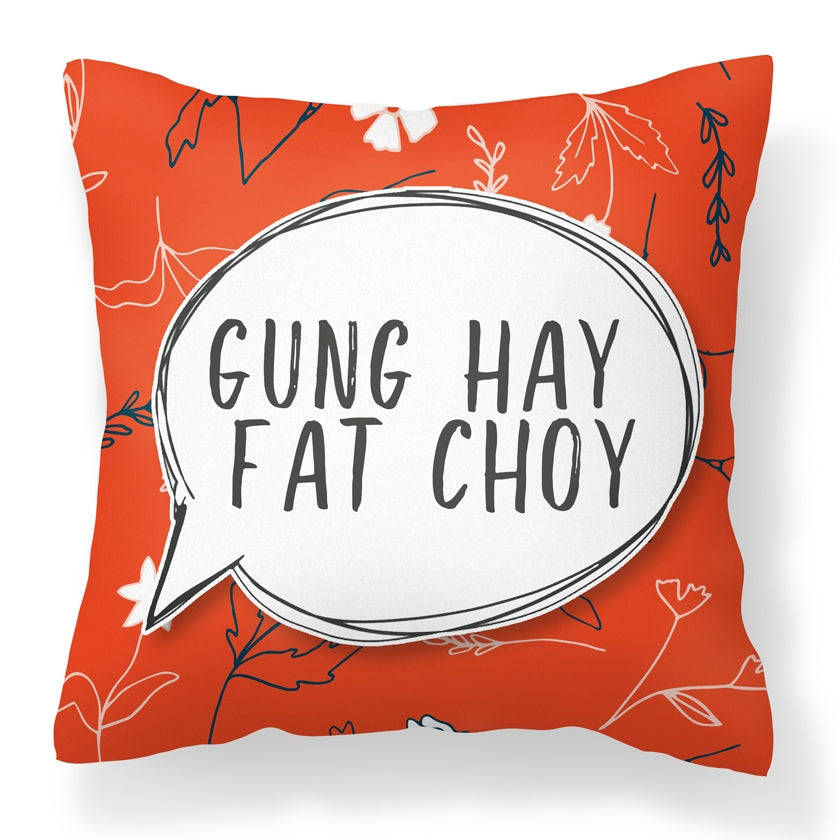 Flannel Double Sided Printed CNY Cushion Covers PPD658C