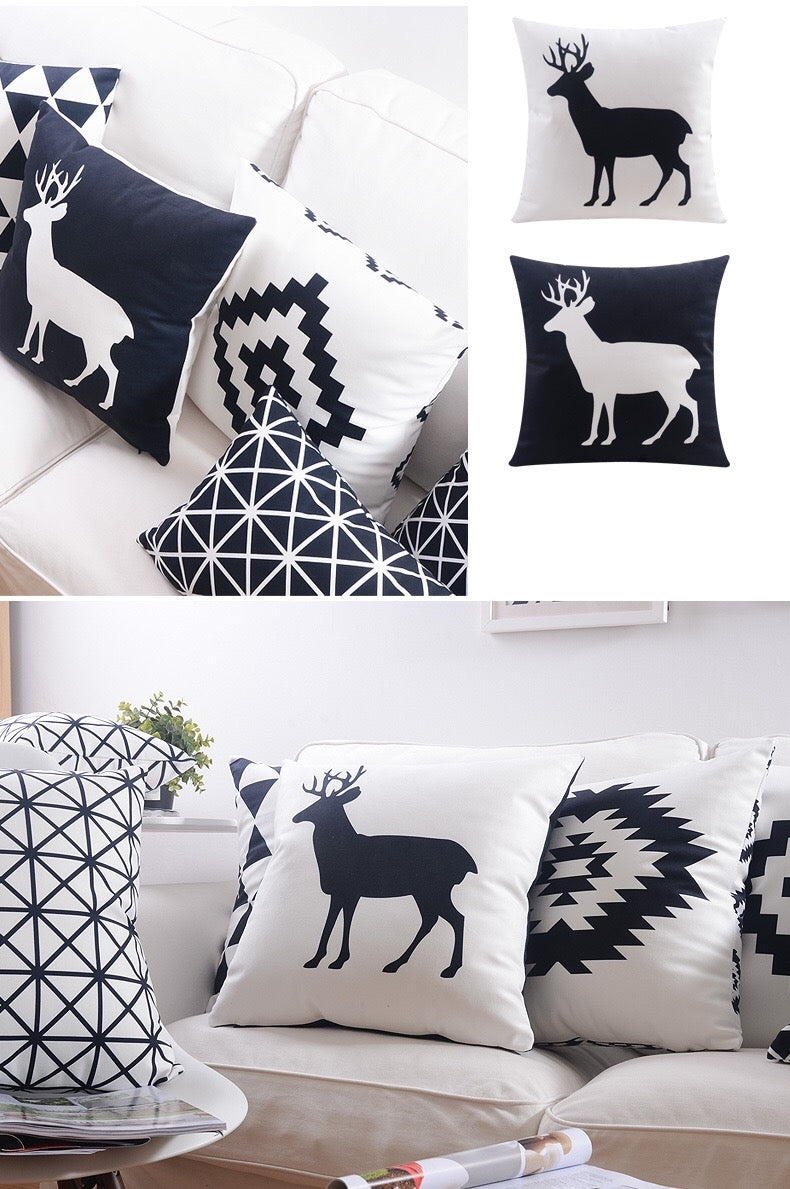 Flannel Double Sided Printed Cushion Covers FA654A