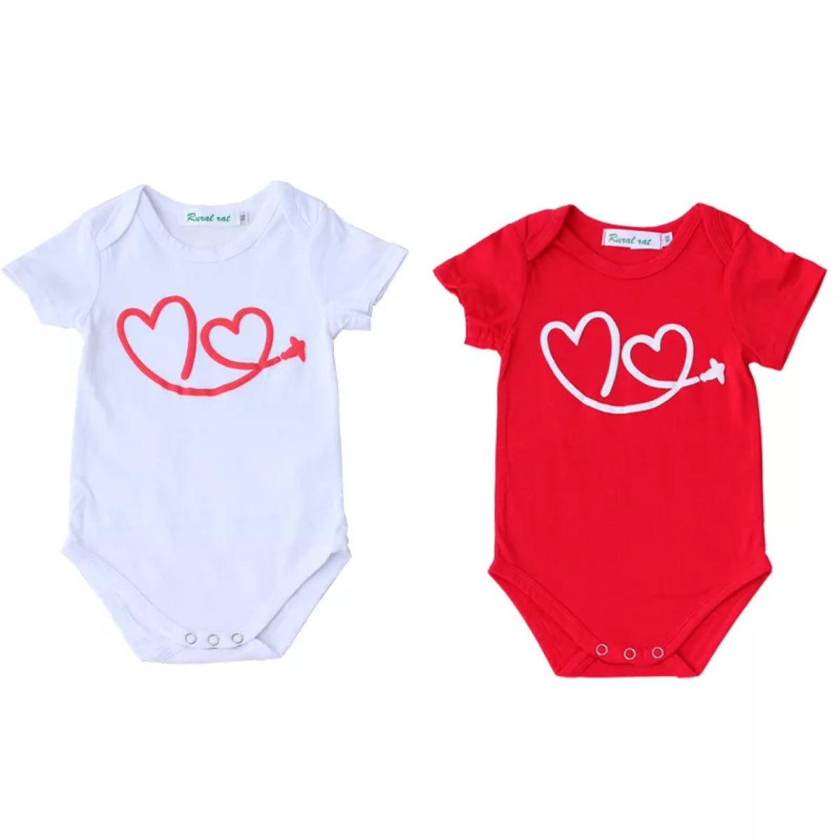Family Wears Red and White F109 (Romper Available)