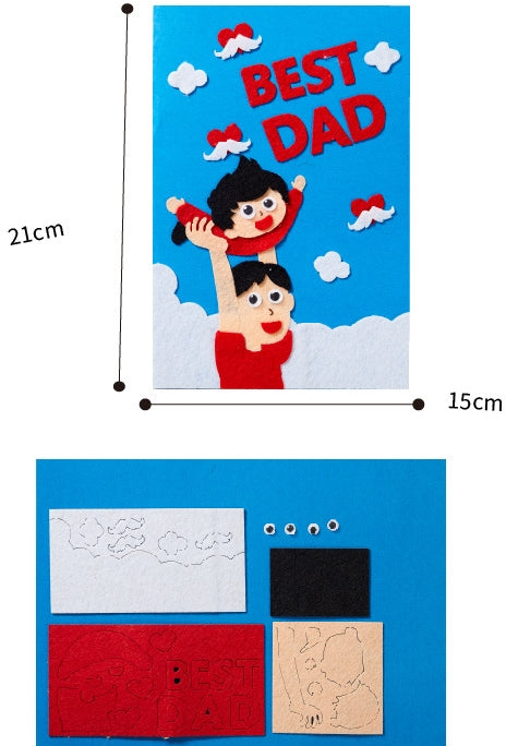 DIY Handmade Appreciation Card for Father TD1004B/TD1004C/TD1004D/TD1004E/TD1004F