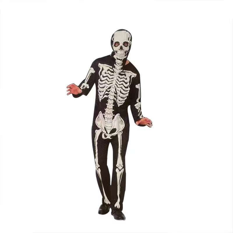 Adults Skeleton Costume and Mask Set A1063F