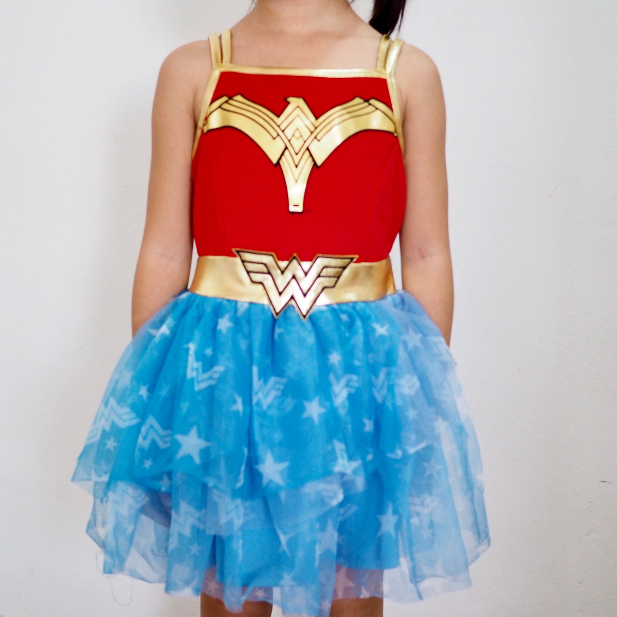4-18Y Girls Wonder Woman Tulle Dress A20136B